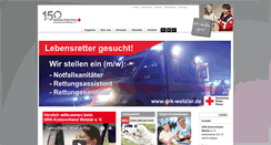 Desktop Screenshot of drk-wetzlar.de